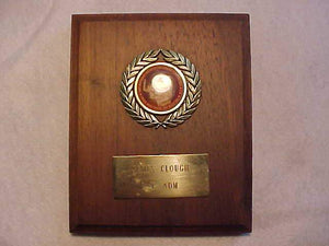 1983 NOAC AWARD PLAQUE, I. E. ADM., (INDIAN EVENTS ADMINISTRATION)