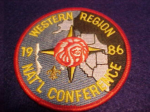 1986 NOAC PATCH, WESTERN REGION