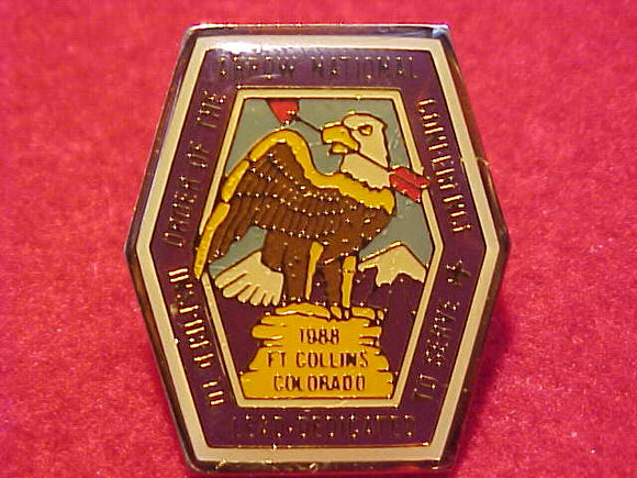 1988 NOAC PIN, FT. COLLINS, COLORADO, METAL