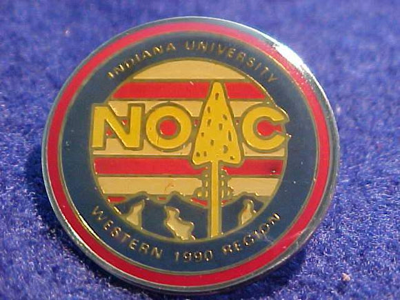 1990 NOAC PIN, WESTERN REGION, INDIANA UNIV.