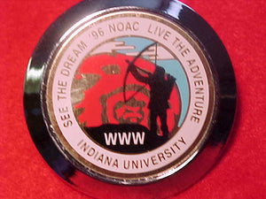 1996 NOAC NECKERCHIEF SLIDE, INDIANA UNIV.