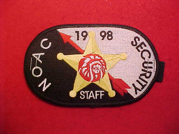 1998 NOAC ARMBAND, SECURITY STAFF