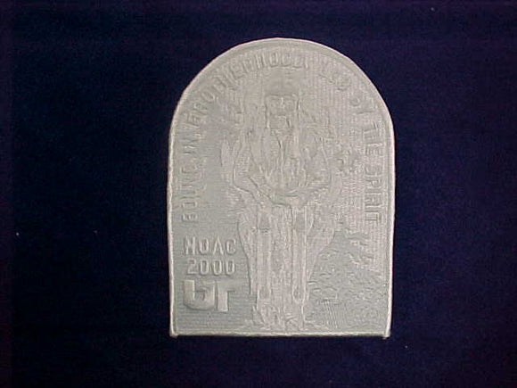 2000 NOAC JACKET PATCH, WHITE GHOST
