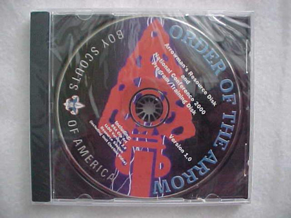 2000 NOAC PROGRAM/TRAINING DISK/ARROWMAN'S RESOURCE DISK