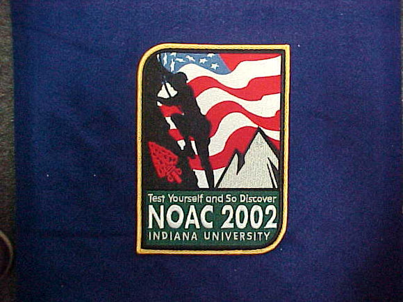 2002 NOAC JACKET PATCH, MULTICOLOR