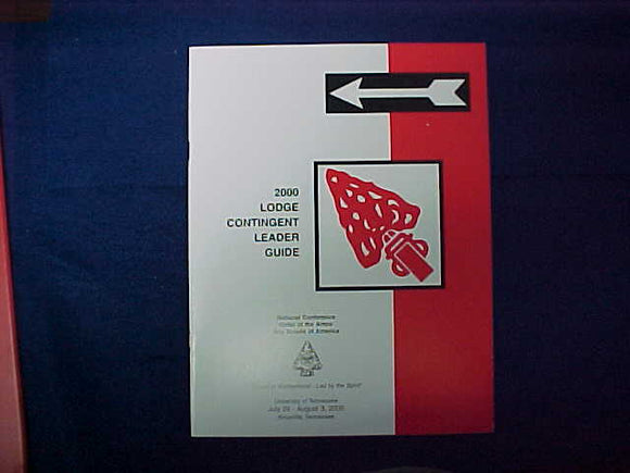 2000 NOAC LODGE CONTINGENT LEADER GUIDE