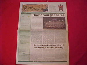 2006 NOAC NEWSPAPER, "THE DAILY LEGEND", 7/30/06