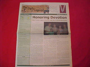 2006 NOAC NEWSPAPER, "THE DAILY LEGEND", 7/31/06