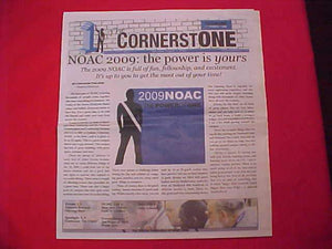 2009 NOAC NEWSPAPER, "THE CORNERSTONE", 8/1/09
