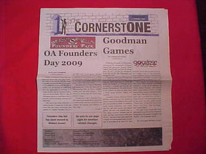 2009 NOAC NEWSPAPER, "THE CORNERSTONE", 8/5/09