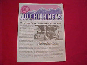 1979 NOAC BULLETIN, "MILE HIGH NEWS" ISSUE #5