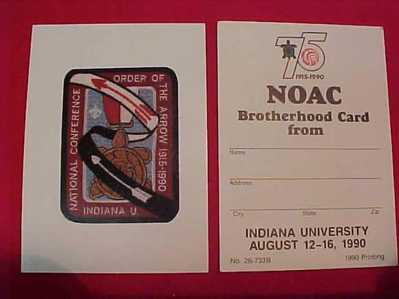 1990 NOAC TRADING CARD