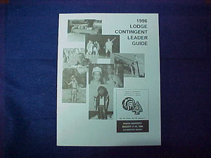 1996 NOAC LODGE CONTINGENT LEADER GUIDE