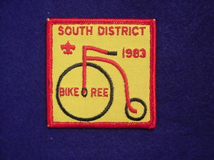 BIKE O REE 1983, SOUTH DISTRICT