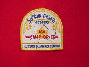 CAMP-OR-EE 1972, HUDSON DELAWARE COUNCIL