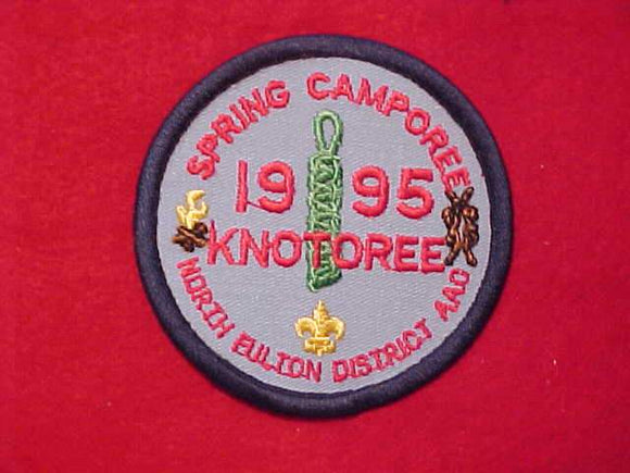 KNOTOREE 1995, SPRING CAMPOREE, NORTH FULTON DISTRICT, ATLANTA AREA COUNCIL