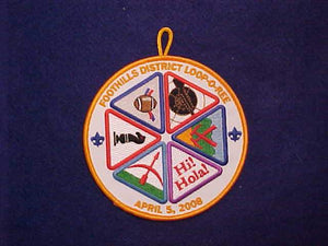 LOOP-O-REE 2008, FOOTHILLS DISTRICT, BLUE RIDGE COUNCIL