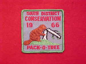 PACK-O-TREE 1966, SOUTH DISTRICT CONSERVATION