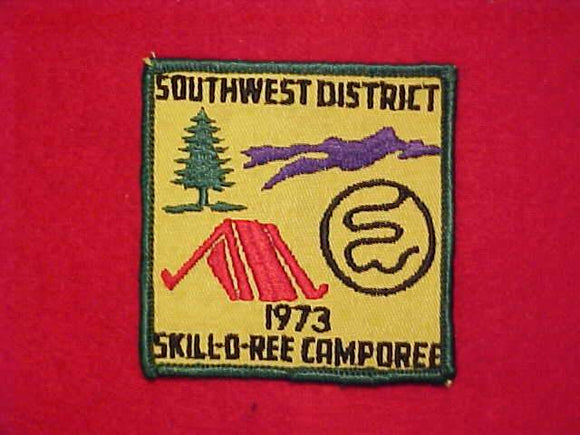 SKILL-O-REE CAMPOREE 1973, SOUTHWEST DISTRICT