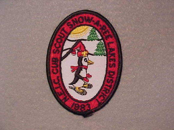 SNOW-A-REE 1983, NORTHEAST ILLINOIS COUNCIL, LAKES DISTRICT