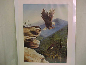 PRINT "FROM INDIAN FORT", SIGNED BY J. CARLTON LUCAS, 22X17"