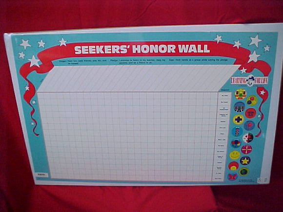 seeker's honor wall chart