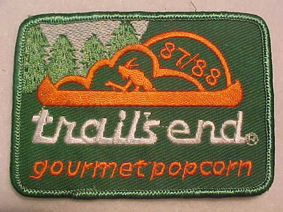 1987-88 TRAIL'S END POPCORN PATCH