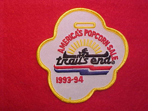 1993-94 TRAIL'S END POPCORN PATCH