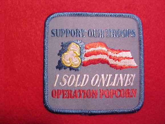 TRAIL'S END POPCORN. PATCH OPERATION ,I SOLD ON LINE