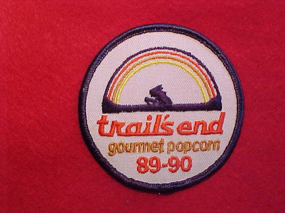 1989-90 TRAIL'S END POPCORN PATCH