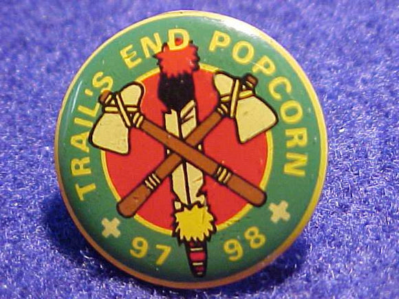 TRAIL'S END POPCORN PIN, 1997-98