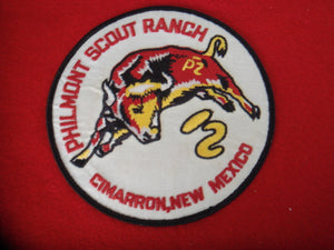 Philmont Scout Ranch, 6" Jacket Patch Plastic Backed