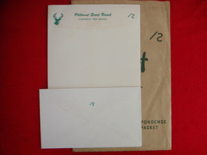 Philmont Stationary 1 sheet+1 envelope+ packet envelope