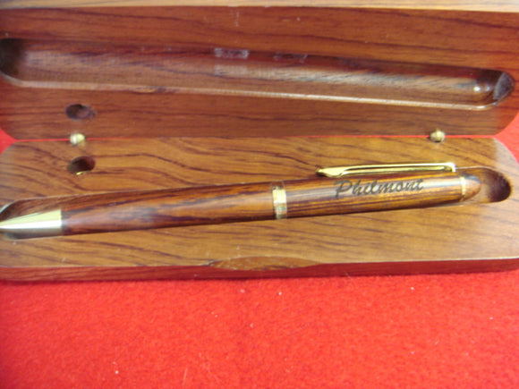 Philmont Wood Pen Set Mint Original Box