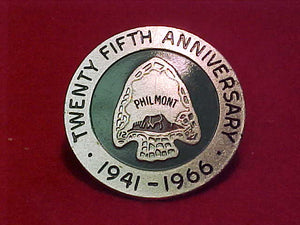 philmont, 1941-1966 slide, metal