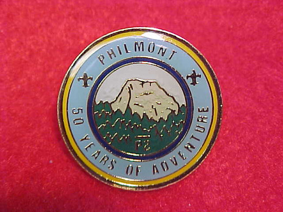 philmont pin, 50 yrs. of adventure, 1988