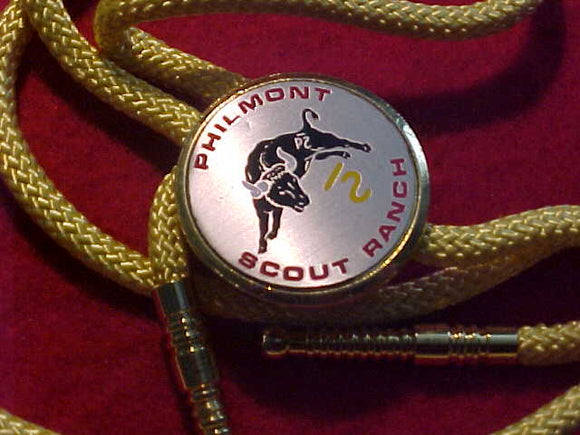 PHILMONT SCOUT RANCH BOLO, YELLOW STRING