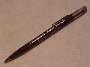 PHILMONT SCOUT RANCH MECHANICAL PENCIL, 1950'S ERA