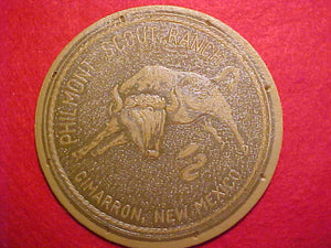 PHILMONT LEATHER PATCH, TYPE 1