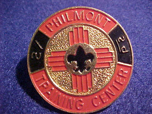 PHILMONT TRAINING CENTER NECKERCHIEF SLIDE, 1970'S