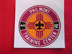 PHILMONT TRAINING CENTER DECAL
