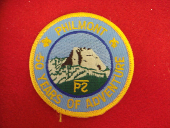 Philmont 50 Yrs.of Adventure, 1988, sm tenderfoot