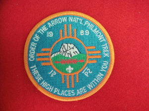 Philmont 1989 OA Trek