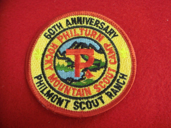 Philmont 1998 60th Annniversary, Philturn, Rocky Mountain Scout Camp, Red Bdr.