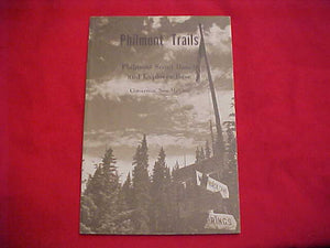 PHILMONT BOOK, "PHILMONT TRAILS", 1981, 93 PAGES, PAPERBACK