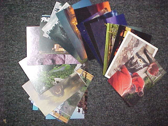 PHILMONT POSTCARDS, QTY. 27, ALL MINT, UNMAILED