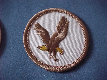 FLYING EAGLE, MULTICOLOR, BROWN BORDER, BROWN EAGLE, YELLOW TAIL