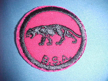 PANTHER, TWILL, CLEAR PLASTIC BACK