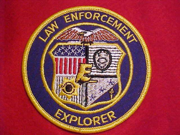 POLICE PATCH, LAW ENFORCEMENT EXPLORER, VARIETY #2, NOTE: EXPLORER '