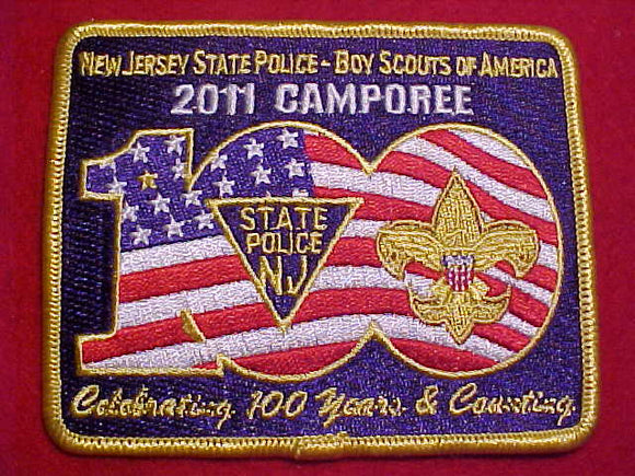 POLICE PATCH, NEW JERSEY STATE POLICE CAMPOREE, 2011